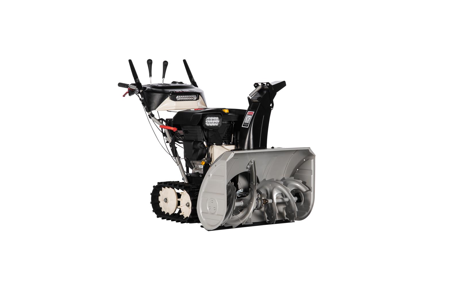 Lumag hydrostatic snow blower with caterpillar drive and 76 cm clearing